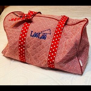 Vivary LeeLee red duffel travel sport weekend bag